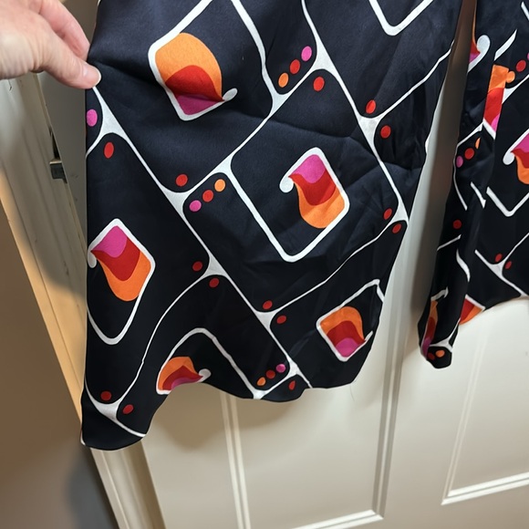 Zara Satin Effect Wide Leg Pants - Picture 6 of 8